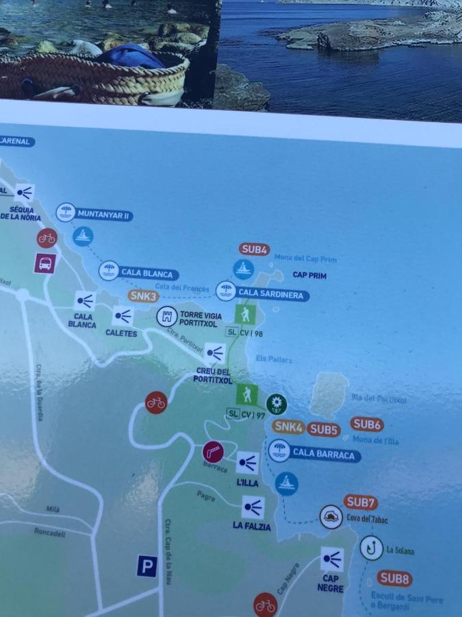Apartamento A 100M De La Cala Blanca Jávea Exteriér fotografie